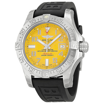 Avenger II Seawolf Automatic Yellow Dial Rubber Watch A1733110I519BKPT3
