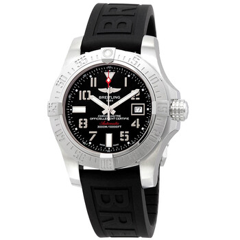 Avenger II Seawolf Quartz Black Dial Watch A17331101B1S1