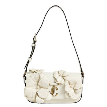Avenue Floral Applique Shoulder Bag