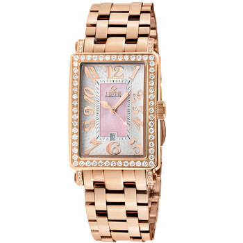 Avenue of Americas Mini Diamond Quartz Watch 7345RLB