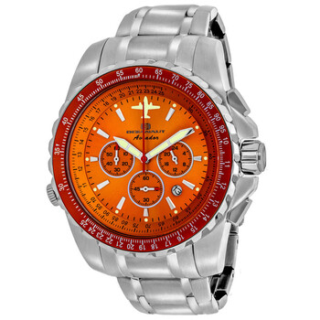Aviador Pilot Chronograph Quartz Orange Dial Watch OC0115
