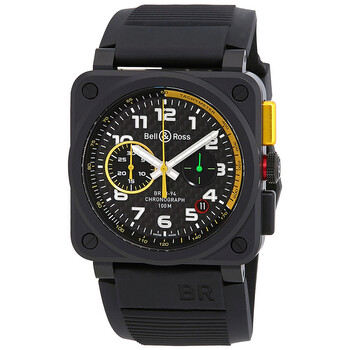 Aviation Black Carbon Fiber Dial Limited Edition Watch BR0394RS17