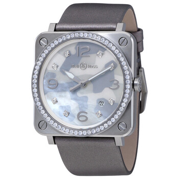 Aviation Diamond Grey Camouflage Dial Watch BRSCAMOSTLGD