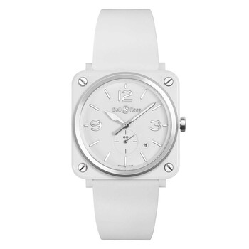 Aviation Quartz Chronometer White Dial 39 mm Watch BRSWHCESSRB