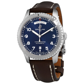 Aviator 8 Automatic Day  Date 41 Blue Dial Watch A45330101C1X6