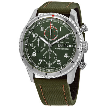 Aviator 8 Curtiss Warhawk Chronograph Automatic Green Dial Watch A133161A1L1X1
