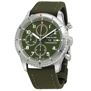 Aviator 8 Curtiss Warhawk Chronograph Automatic Green Dial Watch A133161A1L1X2