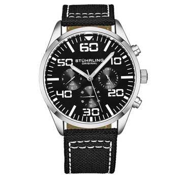 Aviator Black Dial Watch M15926