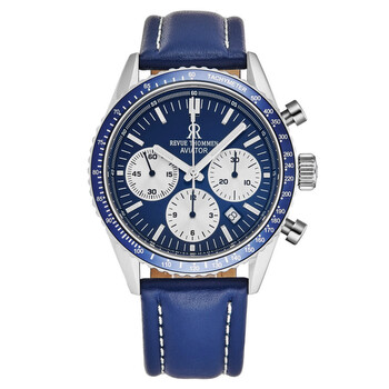 Aviator Chronograph Automatic Blue Dial Watch