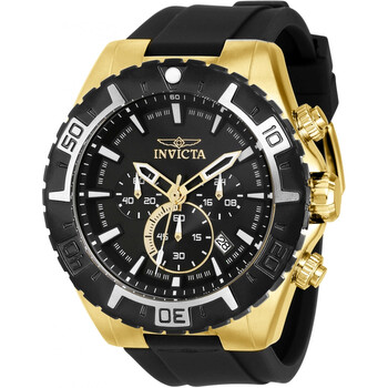 Aviator Chronograph Quartz Black Dial Watch