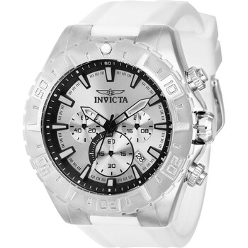 Aviator Chronograph Quartz Silver Dial Watch