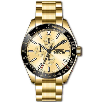 Aviator Quartz Gold Dial Watch