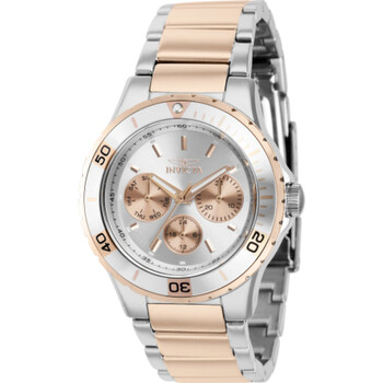 Aviator Quartz Silver Dial Watch