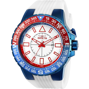 Aviator Quartz White Dial Pepsi Dial Watch