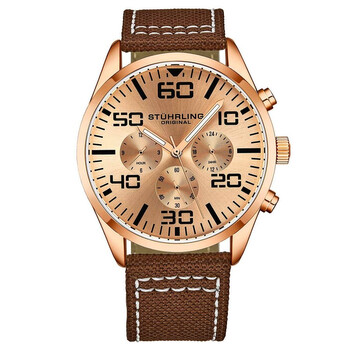 Aviator Rose Goldtone Dial Watch M15929