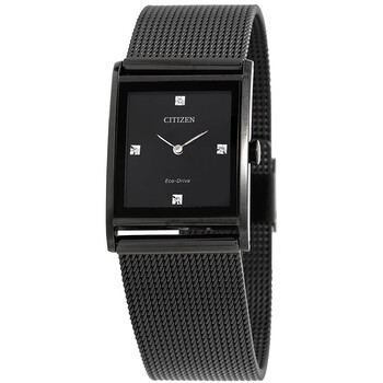 Axiom EcoDrive Black Dial Watch BL600853E