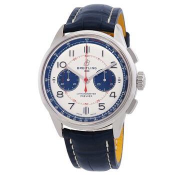 B01 Chronograph Automatic Chronometer Silver Dial Watch AB0118A71G1P2