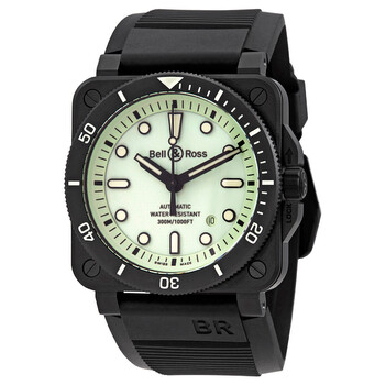 BR 0392 Diver Automatic Green Dial Watch BR0392DC5CESRB