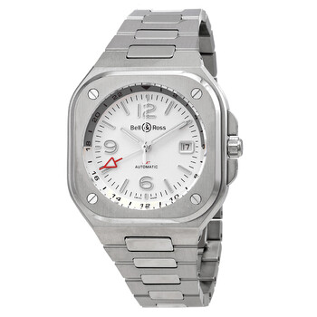 BR 05 Automatic Silver Dial Watch BR05GSISTSST
