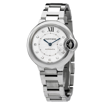 Ballon Bleu 33 mm Automatic Diamond Silver Dial Watch W4BB0021
