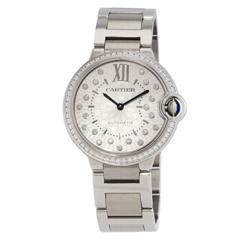 Ballon Bleu Automatic Diamond Silver Dial Watch W4BB0036