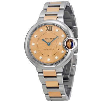 Ballon Bleu De Cartier 18Kt Pink Gold Dial Watch W3BB0002