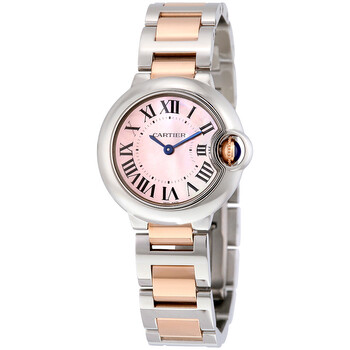 Ballon Bleu Mother of Pearl Stainless Steel and 18kt Rose Gold Watch W2BB0009