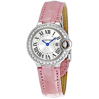 Ballon Bleu de Cartier 18k White Gold Small Watch WE900351
