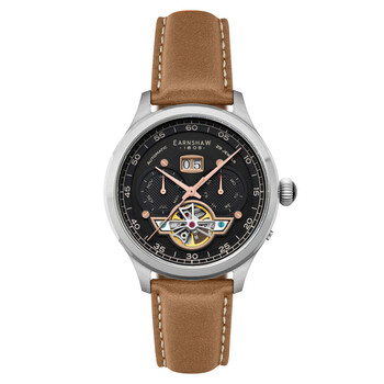 Baron Grand Date Calendar Open Heart Black Dial Watch ES818705