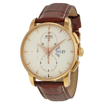 Baroncelli Automatic Beige Dial Brown Leather Watch M860731182