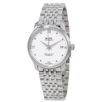 Baroncelli Automatic Chronometer Diamond White Dial Watch M027.208.11.016.00