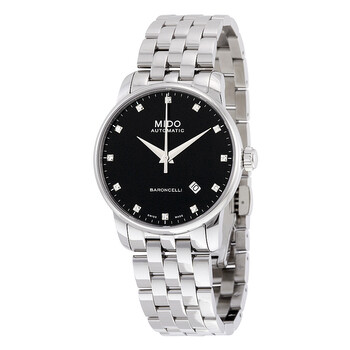 Baroncelli II Automatic Black Dial Stainless Steel Watch M86004681