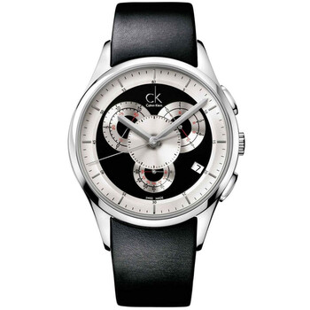 Basic Chronograph Quartz Black Dial Watch K2A27102