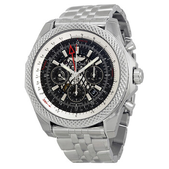 Bentley B04 GMT Black Dial Chronograph Watch AB043112BC69SS