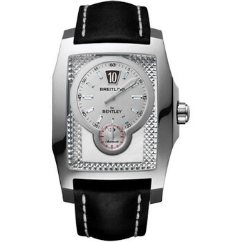 Bentley Flying B Silver Dial Automatic Leather Watch A2836212A633BKLT