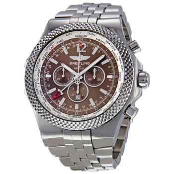 Bentley GMT Bronze Dial Stainless Steel Watch A4736212Q554SS