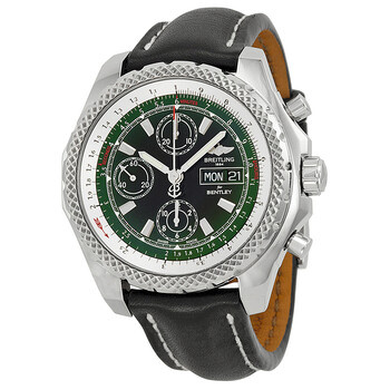 Bentley GT II Green Dial Black Leather Watch A1336512L520BKLT