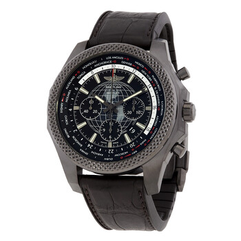 Bentley World Time Chronograph Automatic Chronometer Black Dial Watch MB0521V4BE46244S