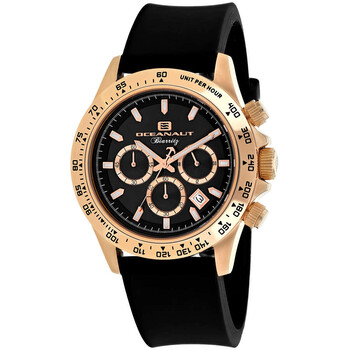 Biarritz Chronograph Quartz Black Dial Watch OC6119R