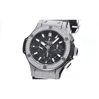 Big Bang Black Dial Chronograph Diamond Watch 301SX1170RX1704