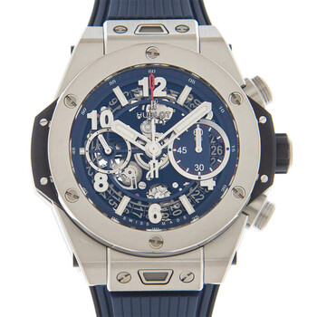 Big Bang Unico Titanium Chronograph Automatic Blue Dial Watch 441.NX.5179.RX