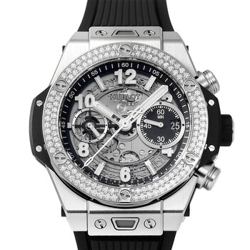 Big Bang Unico Titanium Chronograph Automatic Diamond Watch 441.NX.1171.RX.1104