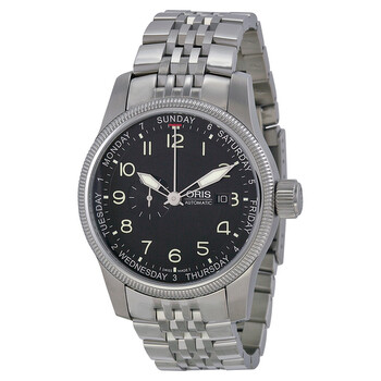 Big Crown Black Dial Stainless Steel Watch 74576294064MB