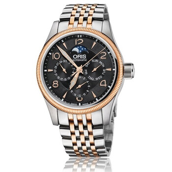 Big Crown Complication Black Dial TwoTone Stainless Steel Watch 01 582 7678 436407 8 20