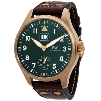 Big Pilot Big Date Spitfire Mission Accomplished Green Dial Watch IW510506