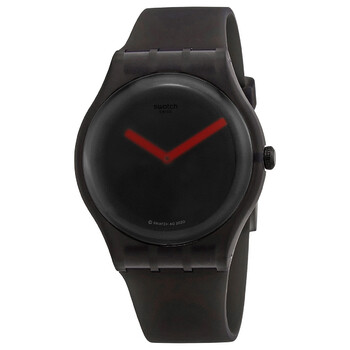 Black Blur Quartz Transparent Dial Watch SUOB183
