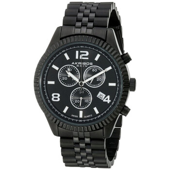 Black Dial Chronograph Watch AK799BK