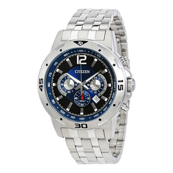 Black Dial Chronograph Watch AN810054L