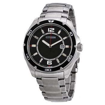 Black Dial Quartz Watch BK252053E