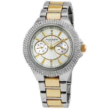 Black Dial Twotone Watch AK789TTGB